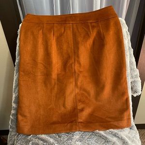 Loft suede skirt